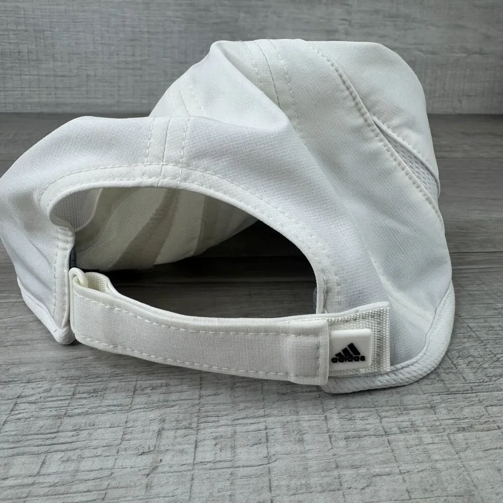 Adidas Aeroready Running Baseball Cap Unisex White Logo Adjustable Strapback Hat